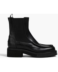 Emporio Armani - Leather Chelsea Boots - Lyst