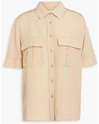 FRAME - Silk Crepe De Chine Shirt - Lyst