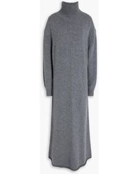 Maje - Cashmere-blend Turtleneck Maxi Dress - Lyst