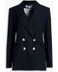 Veronica Beard - Dale Dickey Double-Breasted Linen Blazer - Lyst