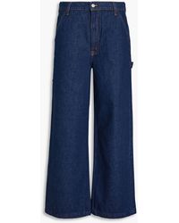 Mother - Fun Dip Low-rise Wide-leg Jeans - Lyst