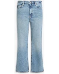 FRAME - The Pixie Arrow High-Rise Bootcut Jeans - Lyst