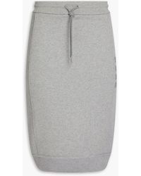 Thom Browne - Ribbed French Cotton-terry Skirt - Lyst