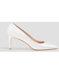 Stuart Weitzman - Leigh 75 Satin Pumps - Lyst