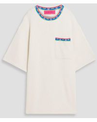The Elder Statesman - Jacquard-Knit Cotton-Blend T-Shirt - Lyst