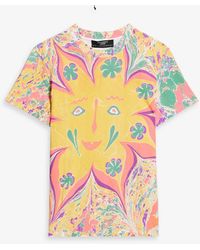 Stella McCartney - Myfawnwy Printed Cotton-jersey T-shirt - Lyst