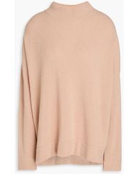 Brunello Cucinelli - Bead-embellished Ribbed Cashmere Turtleneck Sweater - Lyst