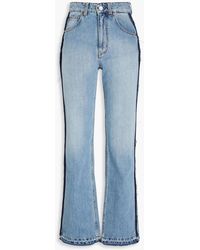 Victoria Beckham - Faded High-rise Bootcut Jeans - Lyst