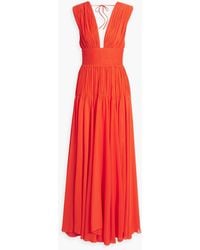 Maria Lucia Hohan - Mimi Pintucked Georgette Gown - Lyst