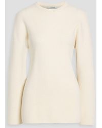 FFORME - Kate Ribbed Wool And Cashmere-Blend Sweater - Lyst