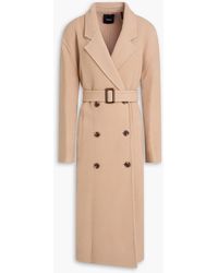 Theory - Belted Wool And Cashmere-Blend Trench Coat - Lyst