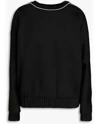 Giorgio Armani - Pleated Jersey Sweatshirt - Lyst