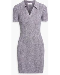 NAADAM - Ribbed Cotton And Cashmere-blend Mini Dress - Lyst