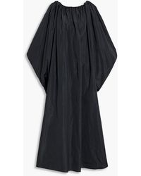 Stella McCartney - Draped Taffeta Maxi Dress - Lyst