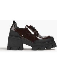 Ganni Rubber-trimmed Quilted Shell 