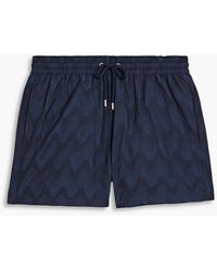 Frescobol Carioca - Short-length Jacquard Swim Shorts - Lyst