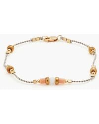 Zimmermann - Burnished Gold-tone, Bead And Cord Bracelet - Lyst