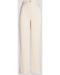 Nanushka - Satin-crepe Wide-leg Pants - Lyst