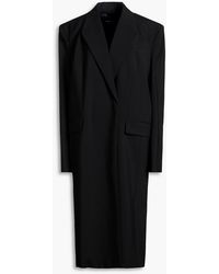 Mugler - Double-Breasted Wool Coat - Lyst