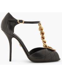 Dolce & Gabbana - Embellished Quilted Leather Pumps - Lyst
