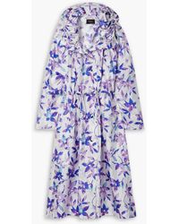 Isabel Marant - Dimunali Floral-print Shell Hooded Coat - Lyst