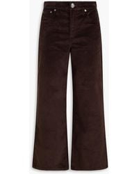 Rag & Bone - Andi Cotton-Blend Corduroy Wide-Leg Pants - Lyst