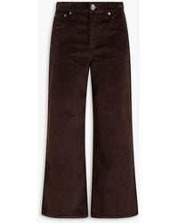 Rag & Bone - Andi Cotton-Blend Corduroy Wide-Leg Pants - Lyst