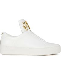 mindy butterfly appliqué leather sneaker