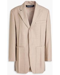 Jacquemus - D'homme Grain De Poudre Wool Blazer - Lyst