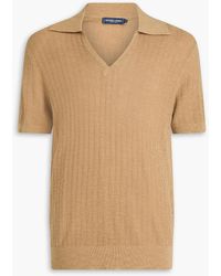 Frescobol Carioca - Joaquim poloshirt aus einer gerippten baumwollmischung - Lyst