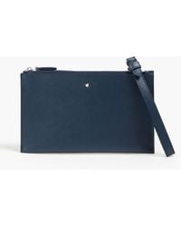 Montblanc - Textured-leather Pouch - Lyst
