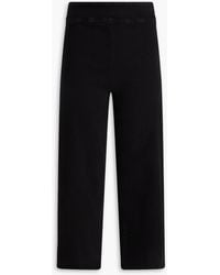 FRAME - Jet Set Cropped High-Rise Wide-Leg Jeans - Lyst