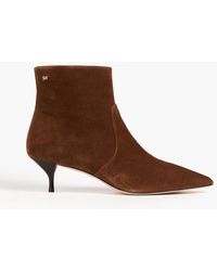 Stuart Weitzman - Mara 50 Suede Ankle Boots - Lyst