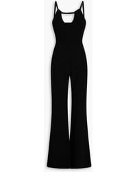 Galvan London - Frankie Crepe Wide-Leg Jumpsuit - Lyst