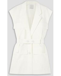 Christopher Esber - Belted Cotton-twill Jacket - Lyst