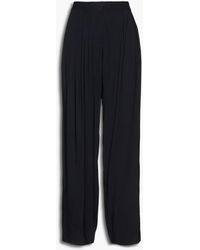 Rag & Bone Synthetic Twill Wide-leg Pants in Blue Slacks and Chinos Wide-leg and palazzo trousers Womens Clothing Trousers 