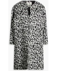 Isabel Marant - Ometia Leopard-print Wool Coat - Lyst