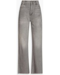 Sandro - High-rise Wide-leg Jeans - Lyst