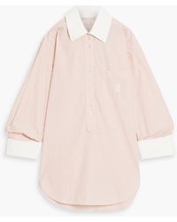 By Malene Birger - Maye Oversized Striped Cotton-Poplin Shirt - Lyst
