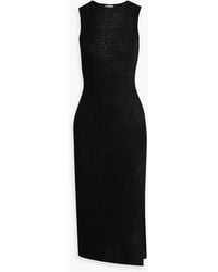 Onia - Ribbed Linen-blend Midi Dress - Lyst