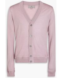 Canali - Cashmere And Silk-blend Cardigan - Lyst
