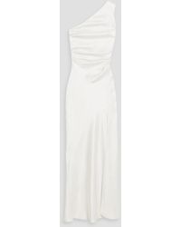 Bec & Bridge - The Dreamer One-Shoulder Satin-Crepe Maxi Dress - Lyst