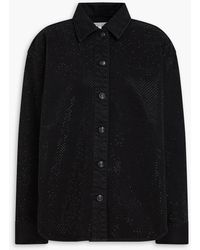 Rag & Bone - Camilla Crystal-Embellished Denim Jacket - Lyst
