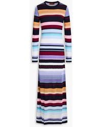 Missoni - Striped Wool-blend Maxi Dress - Lyst
