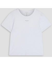Rag & Bone - Logo-Print Pima Cotton-Jersey T-Shirt - Lyst