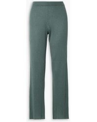 SABLYN - Jordan hose mit geradem bein aus geripptem kaschmir - Lyst