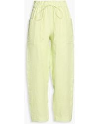 Casa Raki - Barbara Linen Tapered Pants - Lyst