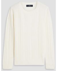 arch4 - Coombe pullover aus geripptem kaschmir in pointelle-strick - Lyst