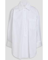 By Malene Birger - Maye Cotton-poplin Shirt - Lyst