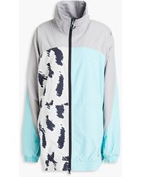 adidas By Stella McCartney - Color-block Printed Shell Track Jacket - Lyst